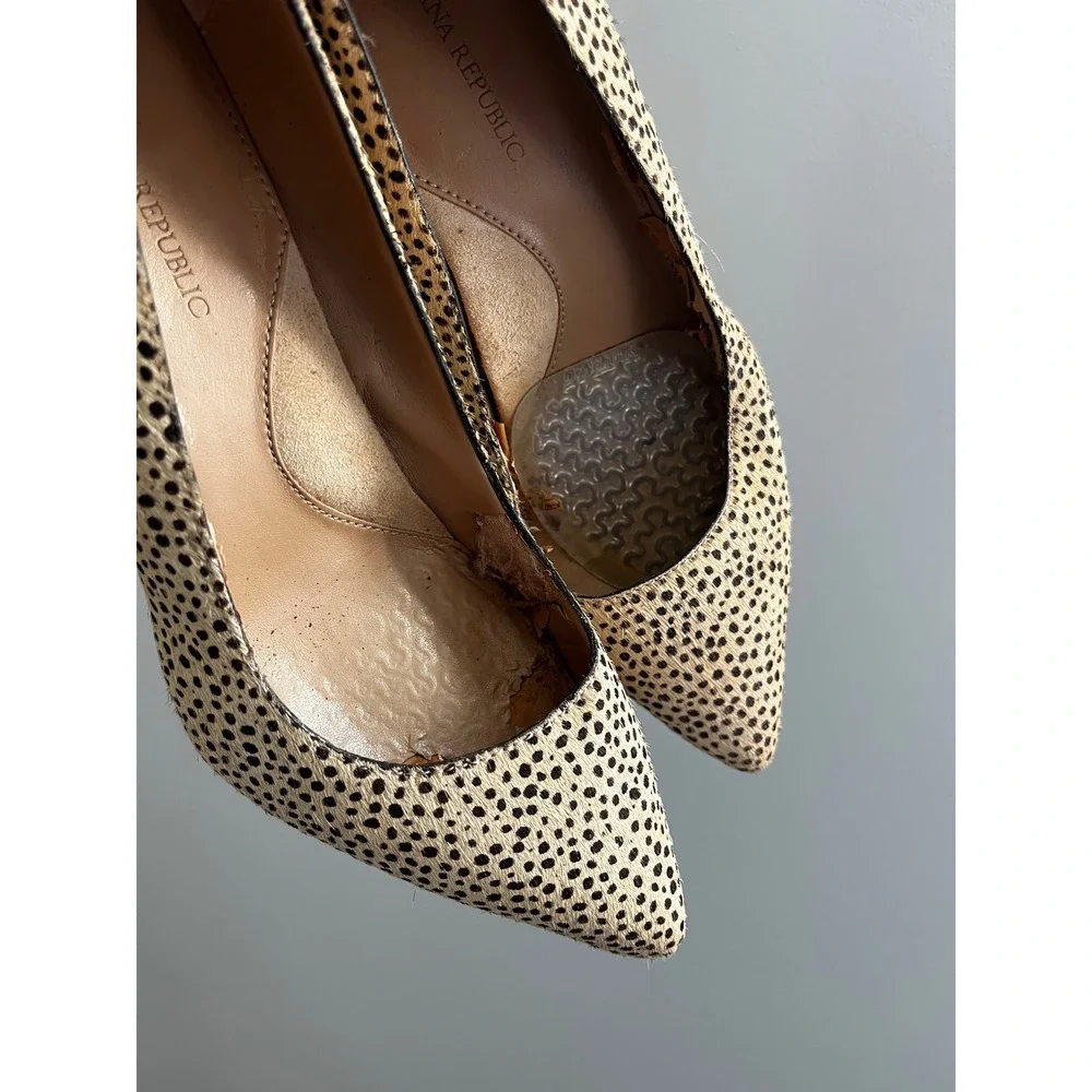 Banana Republic Pointed Toe Stiletto Pumps 6 Madison 12 Hour Office Chic Heels